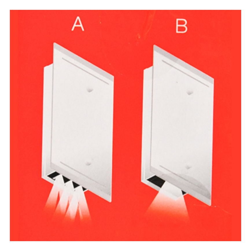 Telefunken 307706TF - LED vägglampa för utomhusbruk 2xLED/3W/230V IP44 vit