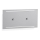 Telefunken 307804TF - LED vägglampa för utomhusbruk 2xLED/3,5W/230V IP44 silver