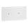 Telefunken 307806TF - LED vägglampa för utomhusbruk 2xLED/3,5W/230V IP44 vit