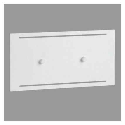 Telefunken 307806TF - LED vägglampa för utomhusbruk 2xLED/3,5W/230V IP44 vit