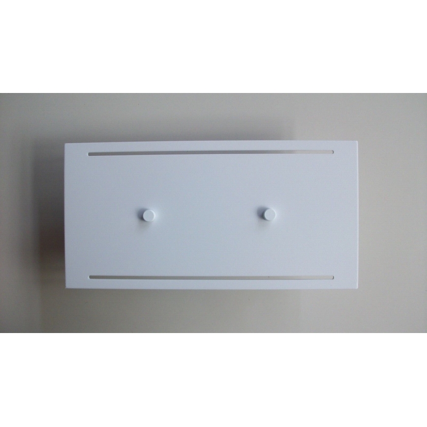 Telefunken 307806TF - LED vägglampa för utomhusbruk 2xLED/3,5W/230V IP44 vit