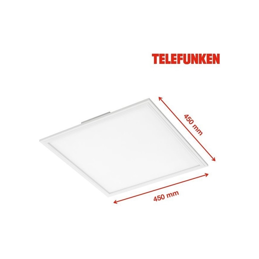 Telefunken 308806TF - LED fäst panel med sensor LED/25W/230V 4000K