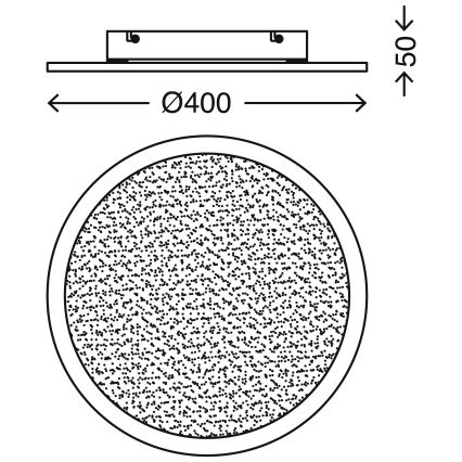 Telefunken 309104TF - LED taklampa med sensor LED/30W/230V 4000K