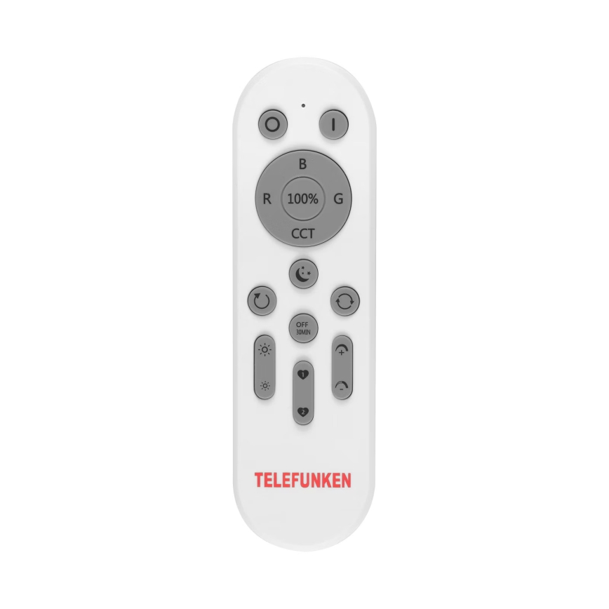 Telefunken 309602TF - LED RGBW Dimbar taklampa LED/18W/230V 2700-6500K Wi-Fi Tuya