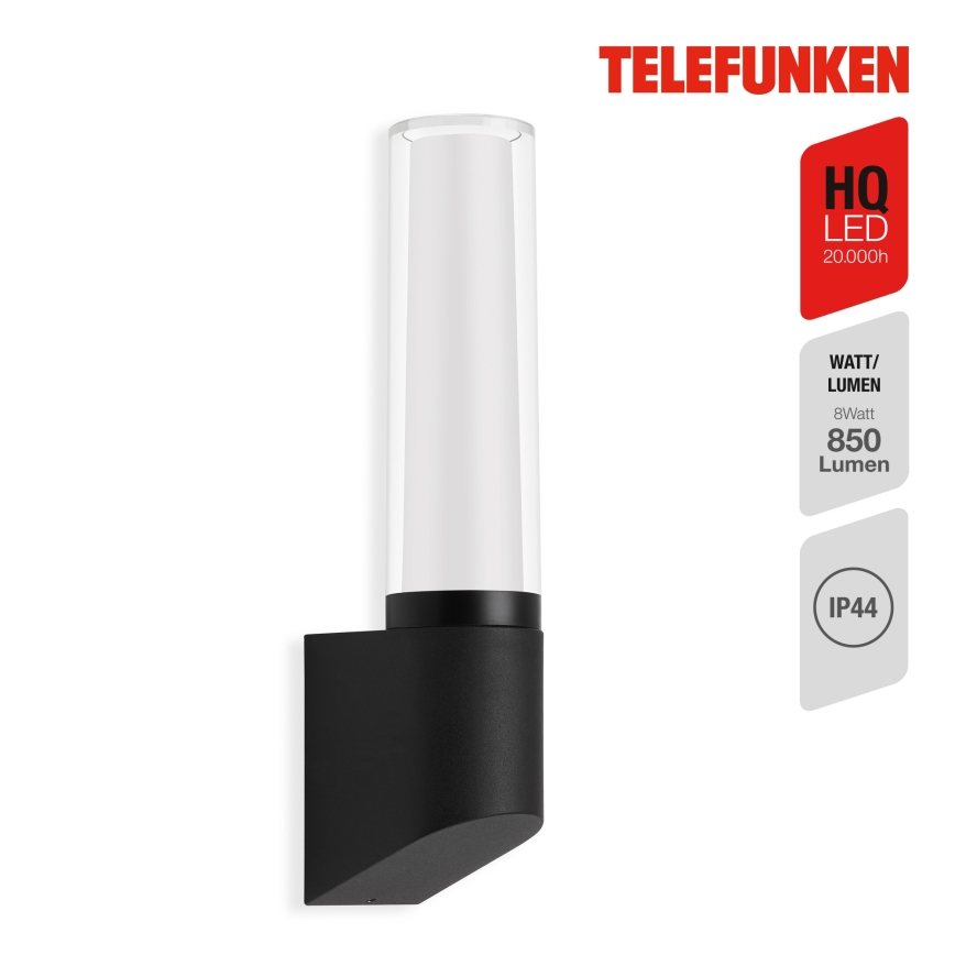 Telefunken 311305TF - LED vägglampa för utomhusbruk LED/8W/230V IP44