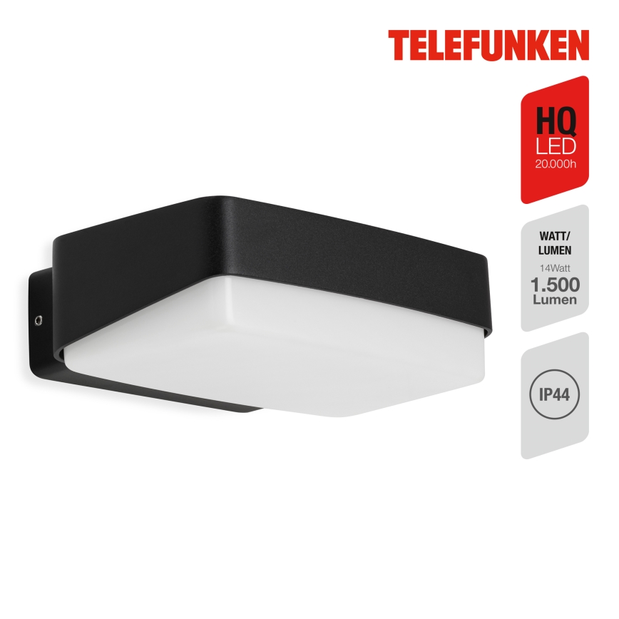 Telefunken 312205TF - LED vägglampa för utomhusbruk LED/14W/230V IP44