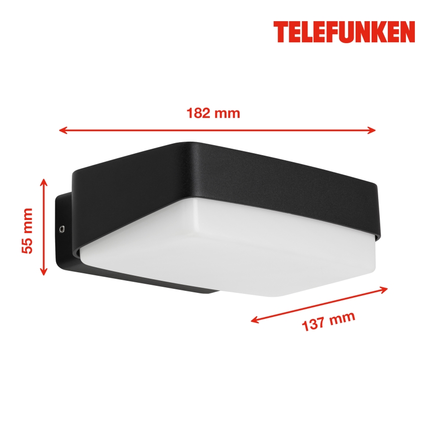 Telefunken 312205TF - LED vägglampa för utomhusbruk LED/14W/230V IP44