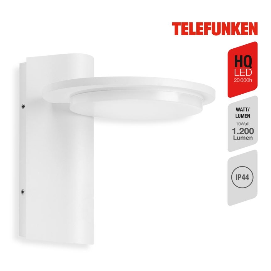 Telefunken 312406TF - LED vägglampa för utomhusbruk LED/10W/230V IP44