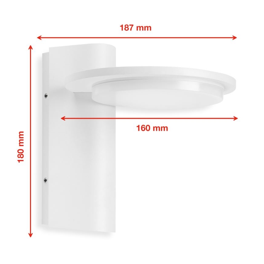Telefunken 312406TF - LED vägglampa för utomhusbruk LED/10W/230V IP44