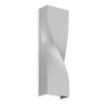 Telefunken 312704TF - LED vägglampa för utomhusbruk 2xLED/5,5W/230V IP44 silver