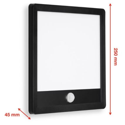 Telefunken 313805TF - LED Utomhus vägglampa med sensor LED/15W/230V IP44