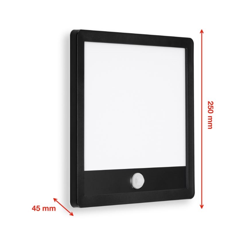 Telefunken 313805TF - LED Utomhus vägglampa med sensor LED/15W/230V IP44