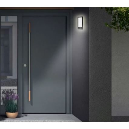 Telefunken 313905TF - LED Utomhus vägglampa med sensor LED/16W/230V IP44