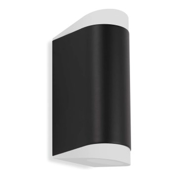 Telefunken 314905TF - LED vägglampa för utomhusbruk 2xGU10/5W/230V IP44 svart
