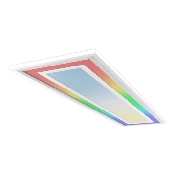 Telefunken 318906TF - LED RGBW dimbart takarmatur LED/24W/230V 3000-6500K 25x100 cm + fjärrkontroll