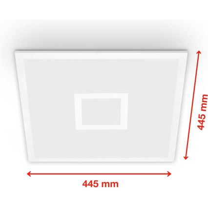 Telefunken 319106TF - RGBW Dimbar taklampa LED/24W/230V 2700-6500K vit + fjärrkontroll