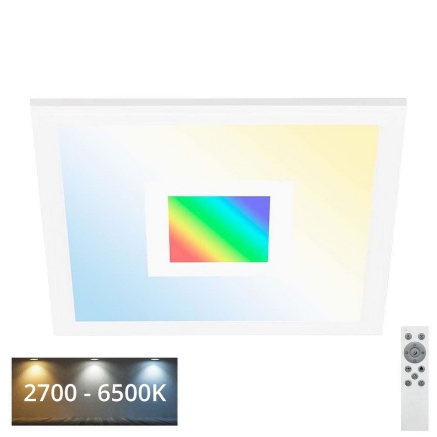 Telefunken 319106TF - RGBW Dimbar taklampa LED/24W/230V 2700-6500K vit + fjärrkontroll