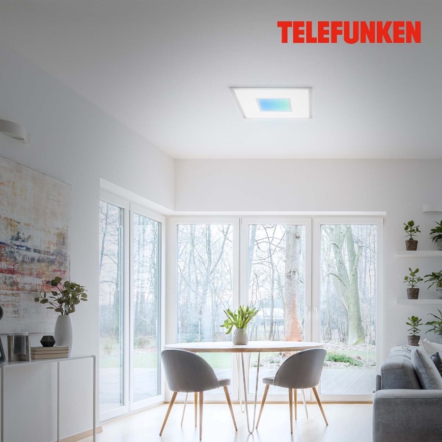 Telefunken 319704TF - LED RGB dimbar taklampa LED/24W/230V 3000-6500K + fjärrkontroll