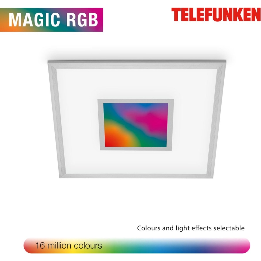 Telefunken 319704TF - LED RGB dimbar taklampa LED/24W/230V 3000-6500K + fjärrkontroll