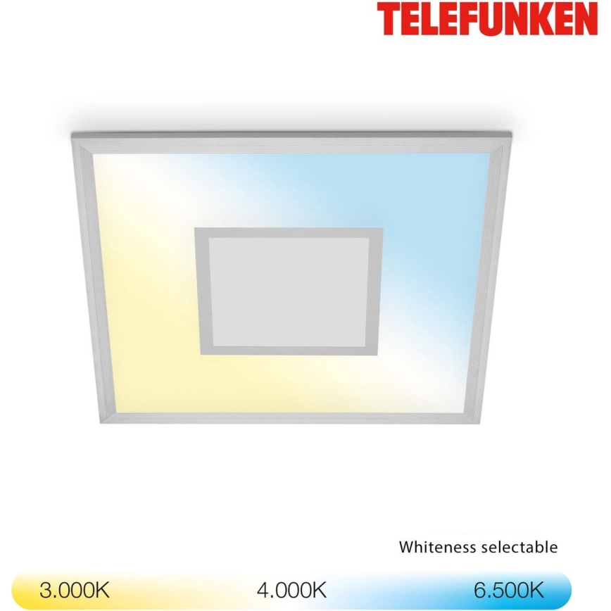 Telefunken 319704TF - LED RGB dimbar taklampa LED/24W/230V 3000-6500K + fjärrkontroll