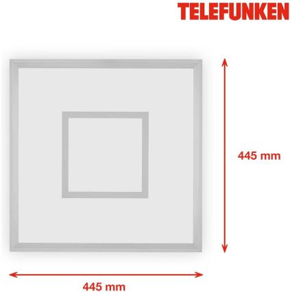 Telefunken 319704TF - LED RGB dimbar taklampa LED/24W/230V 3000-6500K + fjärrkontroll