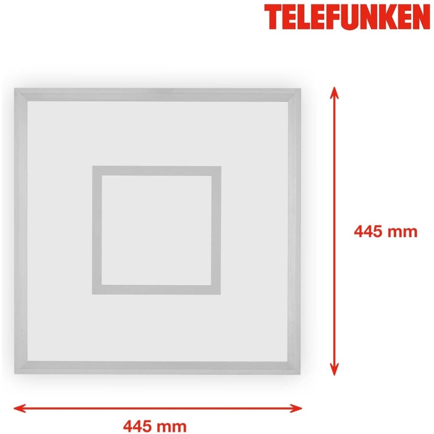 Telefunken 319704TF - LED RGB dimbar taklampa LED/24W/230V 3000-6500K + fjärrkontroll