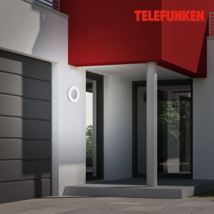 Telefunken 320904TF - LED vägglampa för utomhusbruk LED/24W/230V IP44 vit