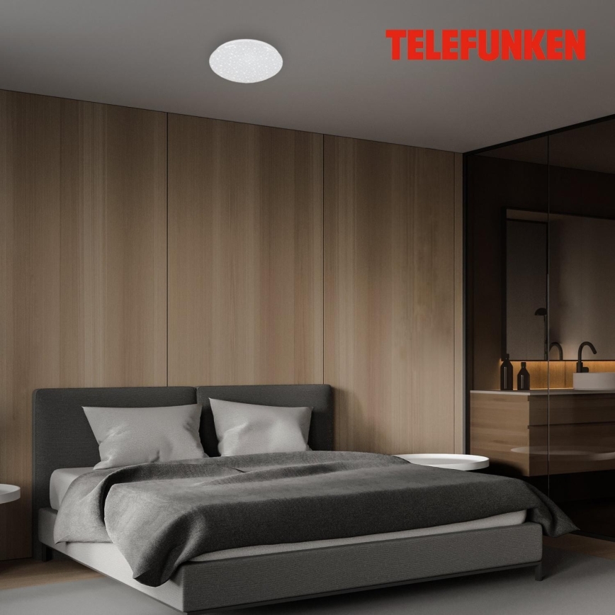 Telefunken 601706TF - LED taklampa med sensor LED/12W/230V diameter 27 cm