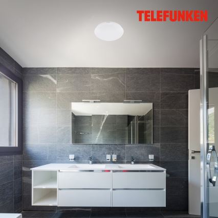 Telefunken 602006TF - LED taklampa för badrum med sensor LED/15W/230V IP44 4000K