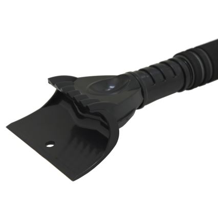 Telescopic car scraper with broom 100 cm svart/silver