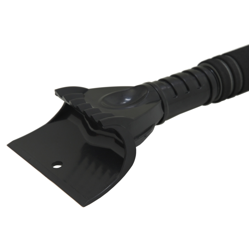Telescopic car scraper with broom 100 cm svart/silver