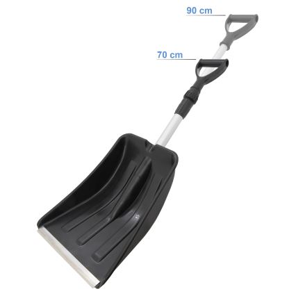 Telescopic snow shovel svart/grå