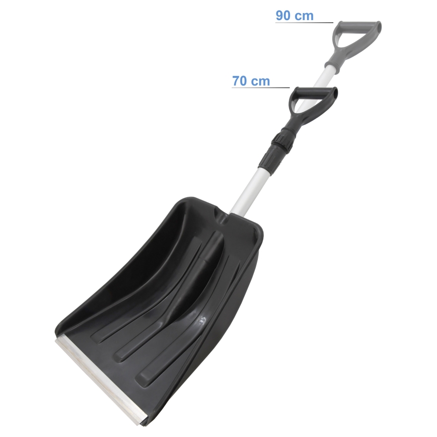 Telescopic snow shovel svart/grå