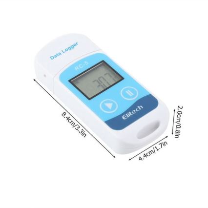 Termometer med inspelning USB/1xCR2032 IP67