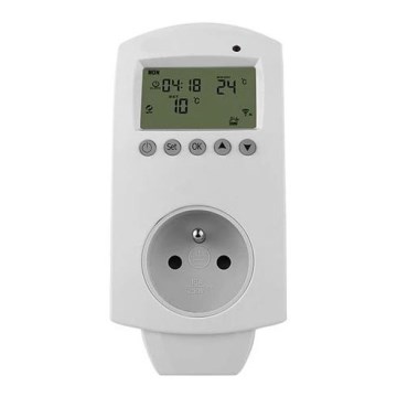 Termostat med 230 V-uttag