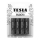 Tesla Batteries - 4 delar Alkaliskt batteri AA BLACK+ 1,5V 2800 mAh