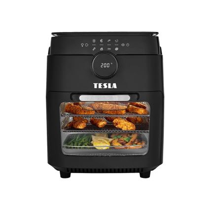 TESLA Electronics AirCook & Grill - Smart multifunktionell digital hot air fryer 12 l 1800W/230V Wi-Fi