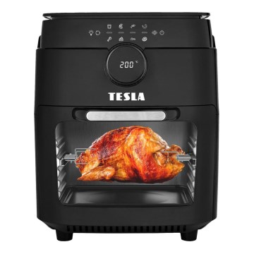 TESLA Electronics AirCook & Grill - Smart multifunktionell digital varmluftsfritös 12 l 1800W/230V Wi-Fi