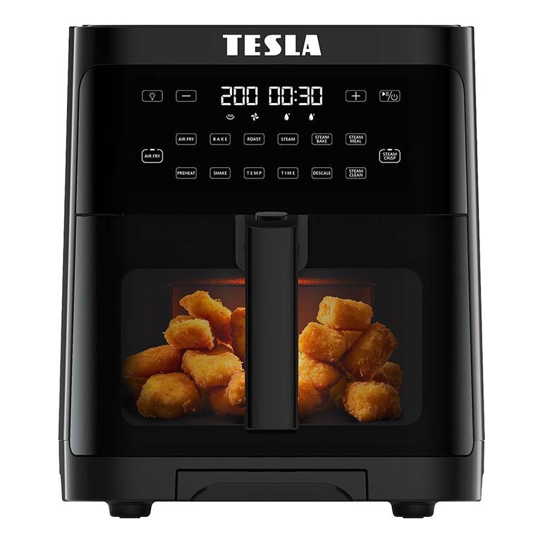 TESLA Electronics AirCook - Multifunktionell ång- och varmluftsfritera 5 l 1500W/230V