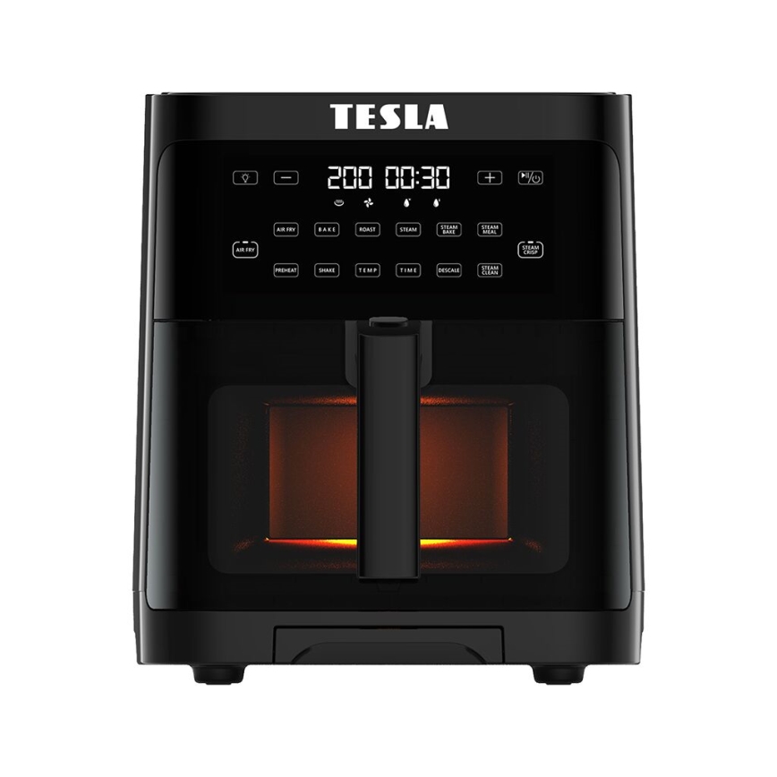 TESLA Electronics AirCook - Multifunktionell ång- och varmluftsfritera 5 l 1500W/230V