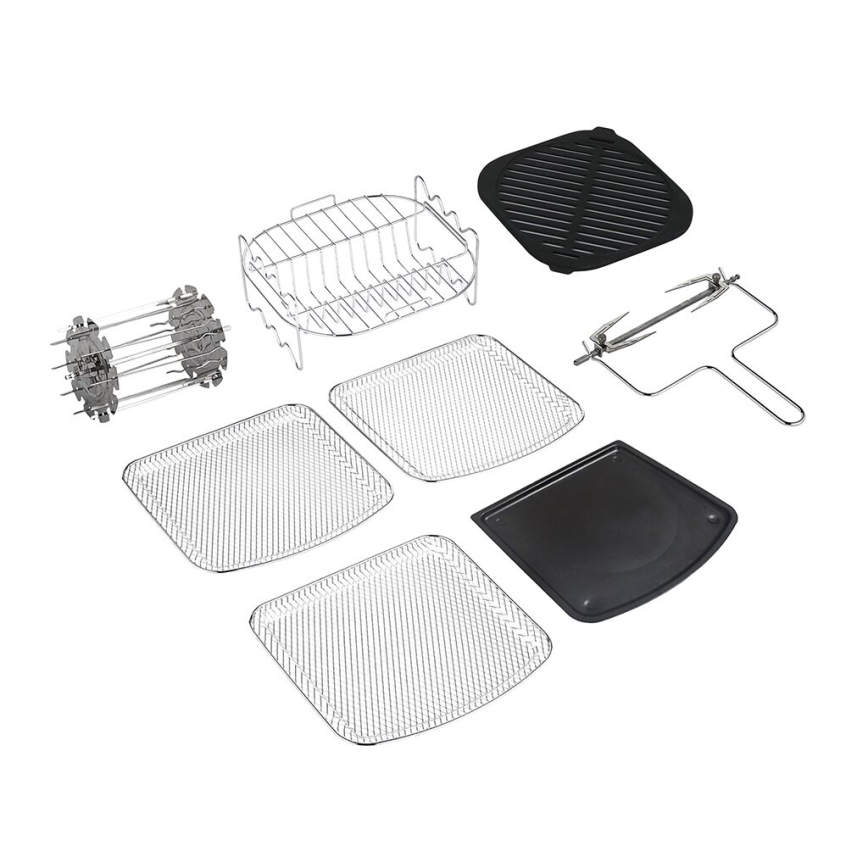 TESLA Electronics AirCook - Multifunktionell digital varmluftsfritös 11 l 2000W/230V