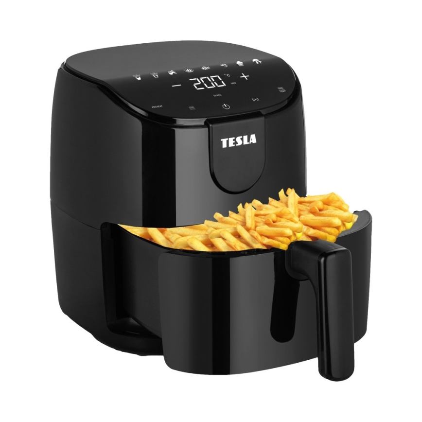 TESLA Electronics AirCook - Multifunktionell digital varmluftsfritös 4 l 1500W/230V