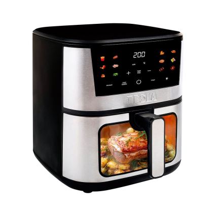 TESLA Electronics AirCook - Multifunktionell digital varmluftsfritös 7 l 1600W/230V