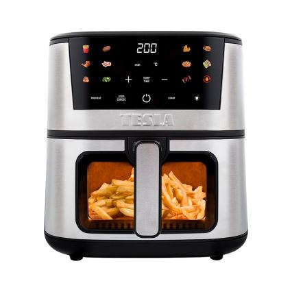 TESLA Electronics AirCook - Multifunktionell digital varmluftsfritös 7 l 1600W/230V