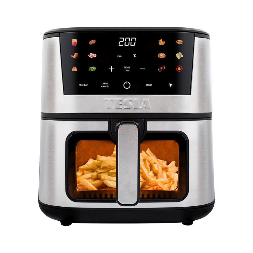 TESLA Electronics AirCook - Multifunktionell digital varmluftsfritös 7 l 1600W/230V
