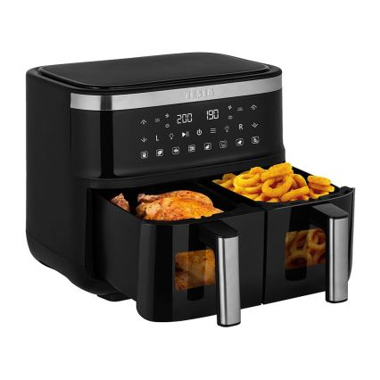 TESLA Electronics AirCook - Multifunktionell dubbel digital varmluftsfritös 7,6 l 2850W/230V
