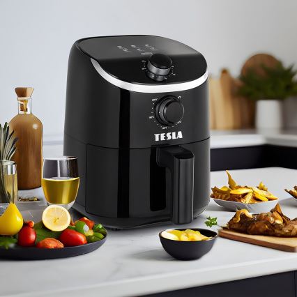 TESLA Electronics AirCook - Multifunktionell varmluftsfritös 2 l 900W/230V