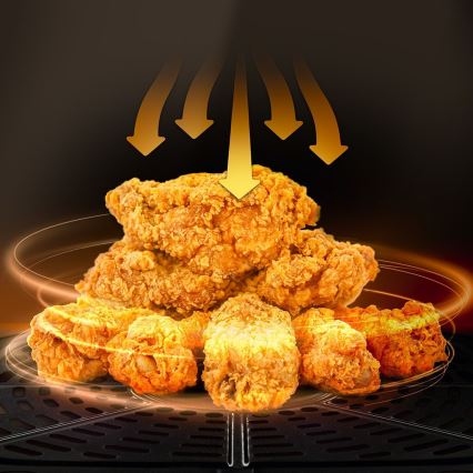 TESLA Electronics AirCook - Smart multifunktionell digital varmluftfritös 9 l 1700W/230V Wi-Fi