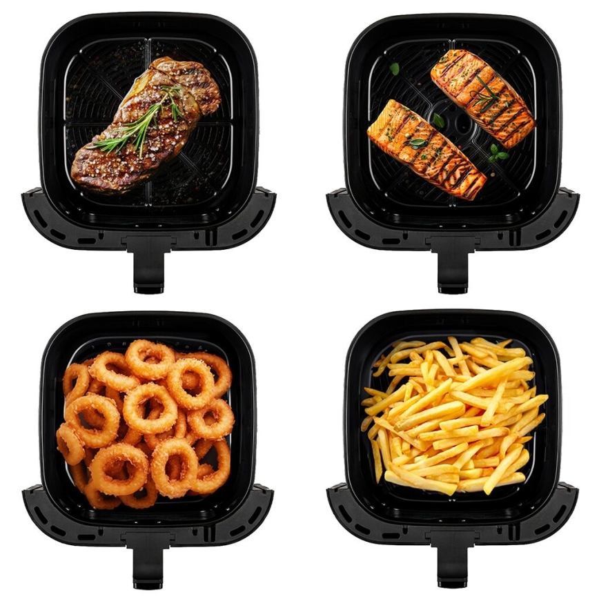 TESLA Electronics AirCook - Smart multifunktionell digital varmluftfritös 9 l 1700W/230V Wi-Fi