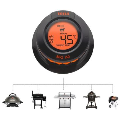 TESLA Electronics Cook - Digitalt kötttermometer med sond 0-400 °C 2xAA IP65